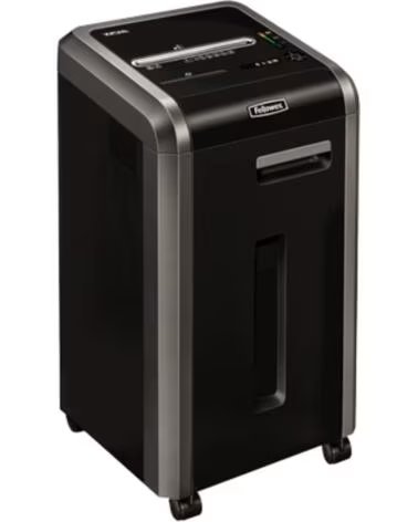 FELLOWES Destructora 225Mi- Corte en Microparticulas de 2 x 12mm- Negra