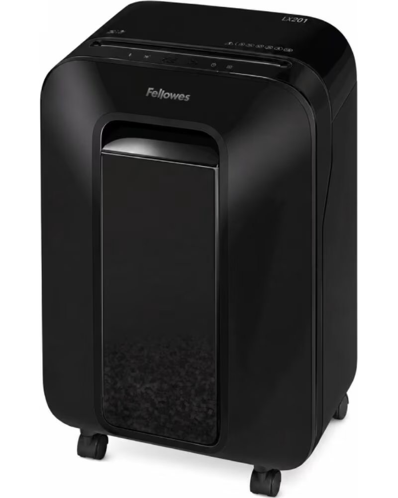 FELLOWES Destructora LX201- Corte en Particulas de 2 x 12mm- Negra