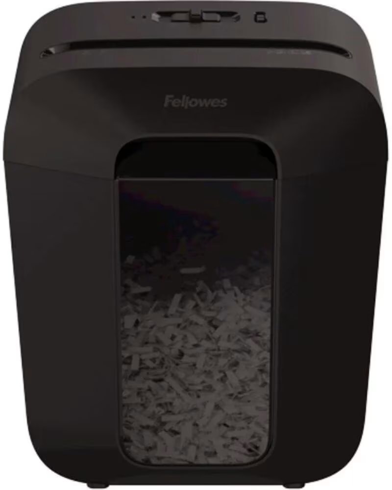 FELLOWES Destructora LX45- Corte en Particulas de 4 x 37mm- Negra