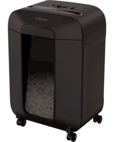 FELLOWES Destructora LX85- Corte en Particulas de 4 x 40mm- Negra