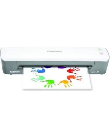 FELLOWES Plastificadora Ion A4 4560001- hasta A4 y 80-125 Micras- Blanca y Gris