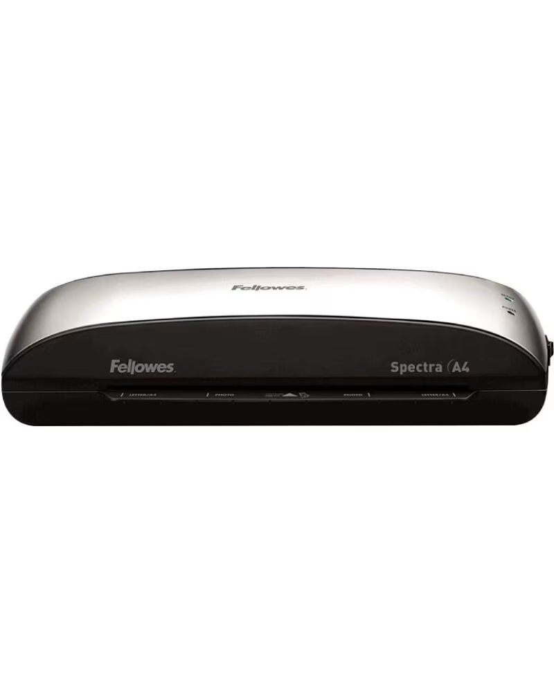 FELLOWES Plastificadora Spectra A4- hasta A4 y 125 Micras- Negra y Gris