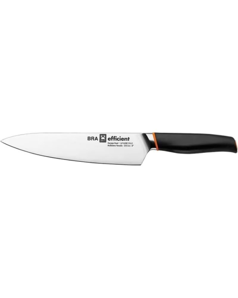 BRA Cuchillo Cocinero Efficient A198006- Hoja 200mm- Acero inoxidable