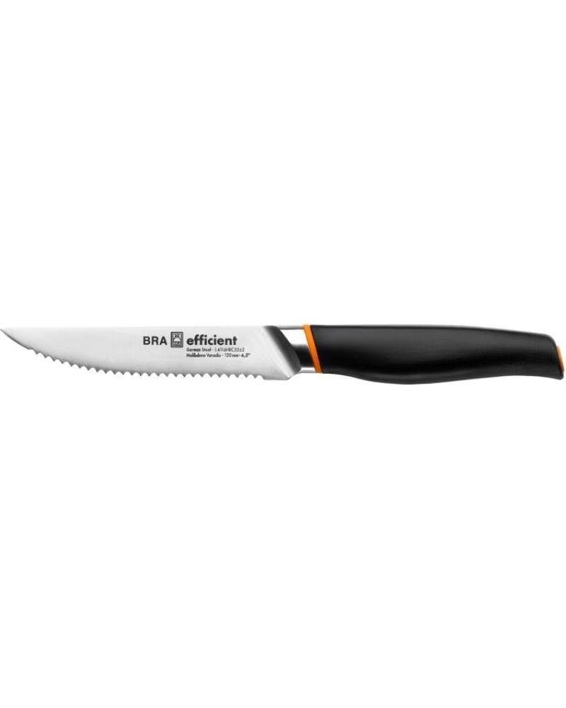 BRA Cuchillo Tomatero Efficient A198001- Hoja 120mm- Acero inoxidable