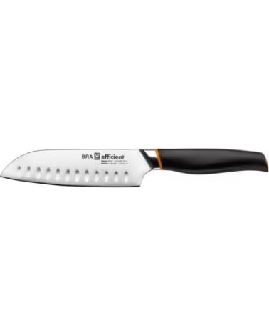 BRA Cuchillo Santoku Efficient A198003- Hoja 130mm- Acero inoxidable