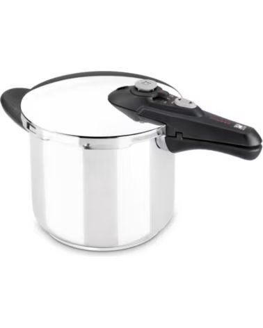 BRA Olla a Presion Vitesse A185102- Ø22cm- 6L- Acero Inoxidable- Apta para Induccion