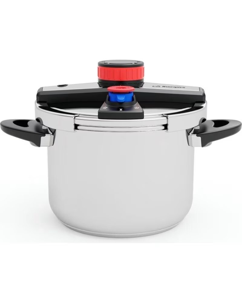 ORBEGOZO Olla a Presion HP 6200- 6L- Acero Inoxidable- Apta para Induccion