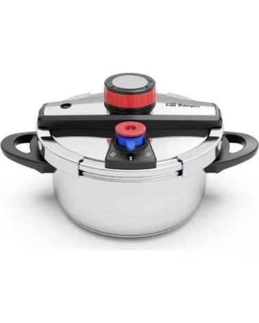 ORBEGOZO Olla a Presion HP 4200- 4L- Acero Inoxidable- Apta para Induccion
