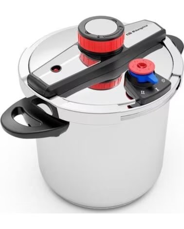 ORBEGOZO Olla a Presion HP 8200- 8L- Acero Inoxidable- Apta para Induccion
