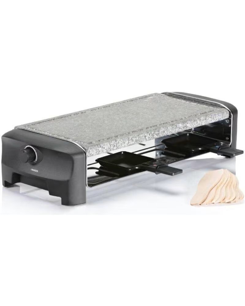 PRINCESS Parrilla Stone Raclette Party 162830- 1300W- Tamano 450210mm