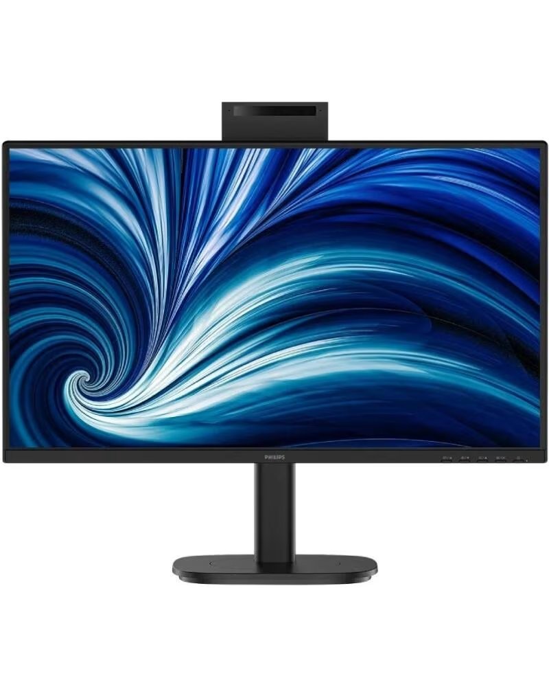 PHILIPS Monitor Profesional 24B2N3200JH 23 8- Full HD- Webcam- Multimedia- Regulable en altura- Negro