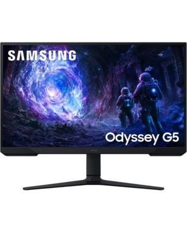 SAMSUNG Monitor Gaming Odyssey G5 G51F S27FG510EU 27- QHD- 1ms- 180Hz- VA- Regulable en altura- Negro
