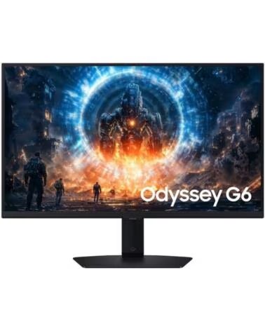 SAMSUNG Monitor Gaming Odyssey G6 G60F S27FG602EU 27- QHD- 1ms- 350Hz- IPS- Regulable en altura- Negro