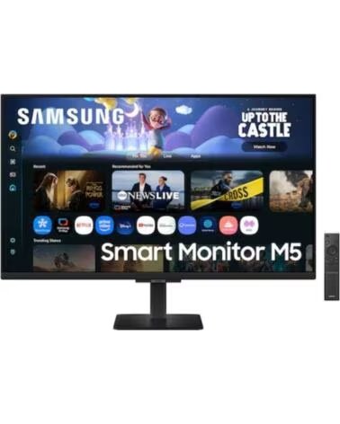 SAMSUNG Smart Monitor M5 S27FM500EU 27- Full HD- Multimedia- Smart TV- Negro