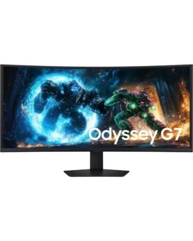 SAMSUNG Monitor Gaming Ultrapanoramico Curvo Odyssey G7 S40FG756EU 40- 5K2K- 1ms- 180Hz- VA- Regulable en altura- Negro
