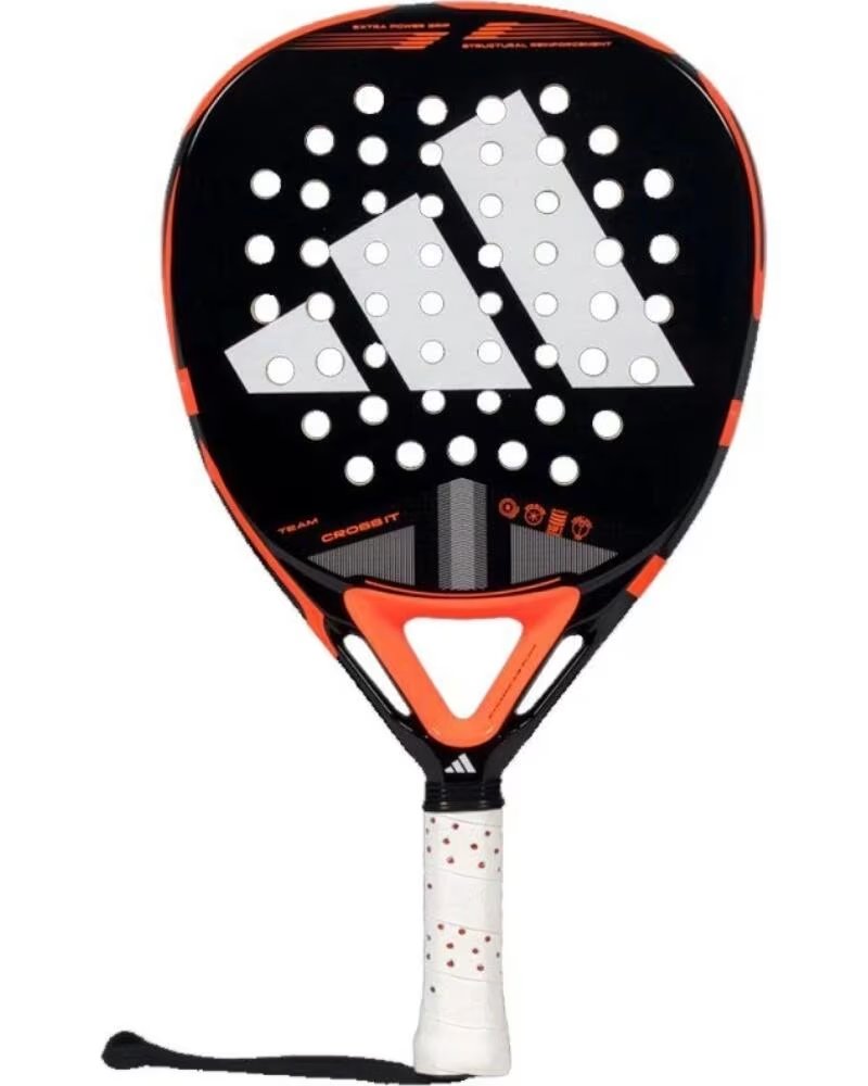 ADIDAS Pala de Padel Cross It Team 3 4 2025- Negra y Naranja
