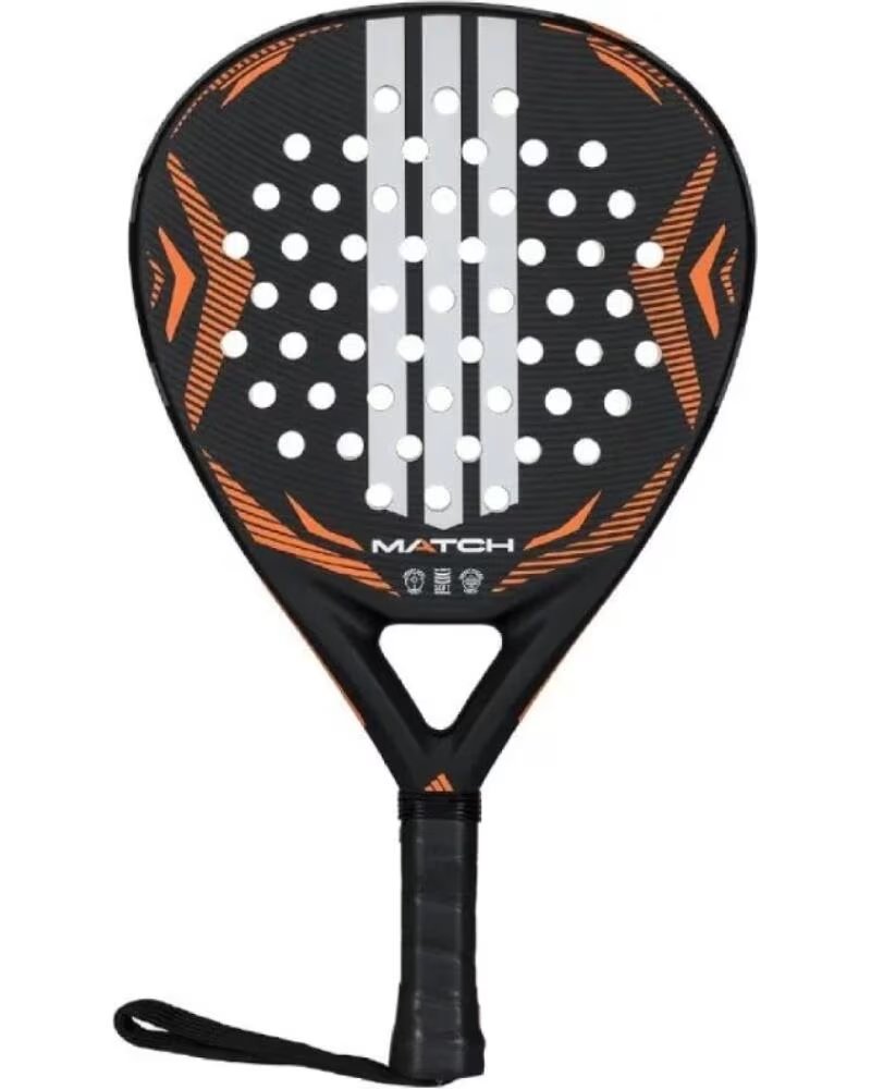 ADIDAS Pala de Padel Match 3 5 2026- Negra y Naranja