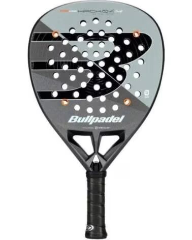 BULLPADEL Pala de Padel Hack 04 Comfort 2026 Paquito Navarro- Gris