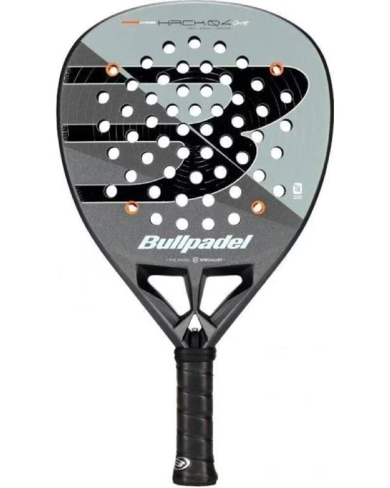 BULLPADEL Pala de Padel Hack 04 Comfort 2026 Paquito Navarro- Gris