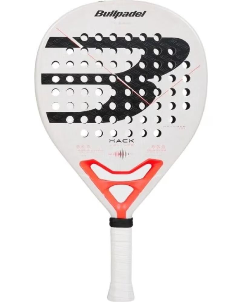 BULLPADEL Pala de Padel Hack Advance 2026- Blanca