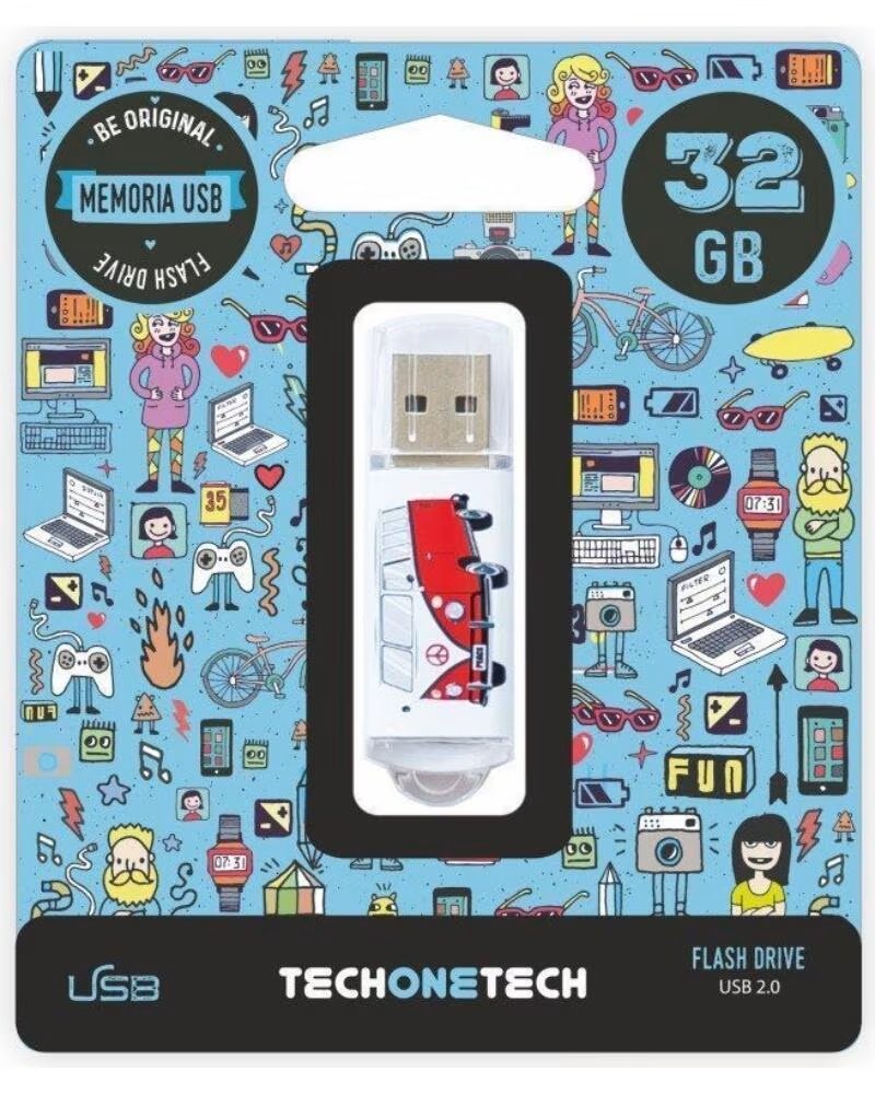 TECH ONE USB-STICK 32GB CAMPER VAN-VAN USB 20