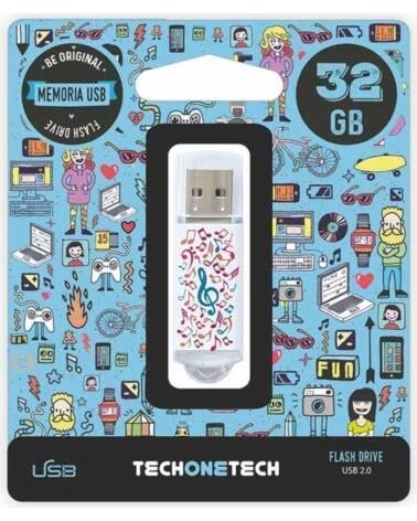 TECH ONE PEN DRIVE 32GB MUSIC DREAM USB 20