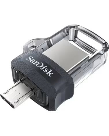 SANDISK Pendrive 64GB Dual m3 0 Ultra USB 3 0- MicroUSB