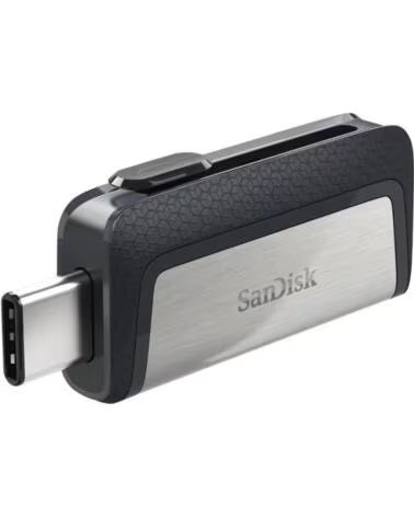 SANDISK Pendrive 64GB Dual USB Tipo-C Ultra USB 3 1- Tipo-C