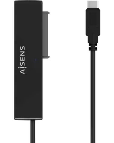 AISENS Adaptador para Discos Duros 2 5-3 5 ASE-35C02B- USB Tipo-C - SATA- con Alimentador