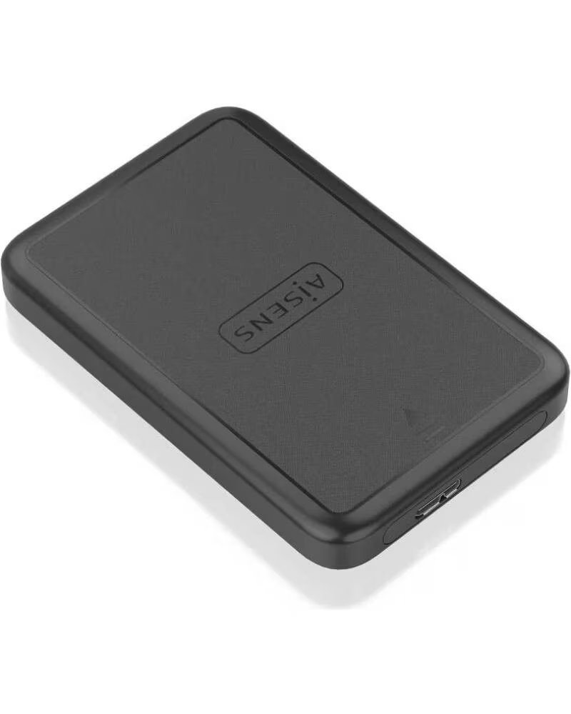 AISENS Caja Externa para Disco Duro de 2 5 ASE-2519B- USB 3 1- Sin Tornillos