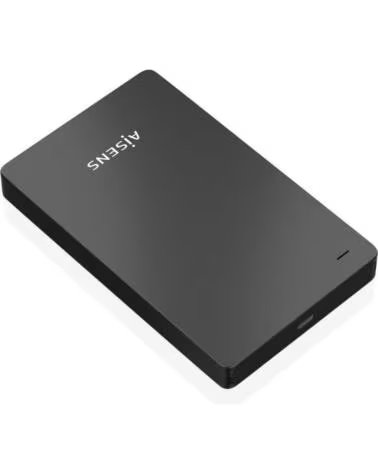 AISENS Caja Externa para Disco Duro de 2 5 ASE-2542B- USB 3 1- Sin tornillos