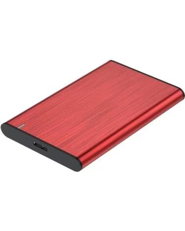AISENS Caja Externa para Disco Duro de 2 5 ASE-2525RED- USB 3 1- Sin tornillos