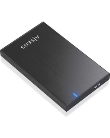 AISENS Caja Externa para Disco Duro de 2 5 ASE-2527B- USB 3 1