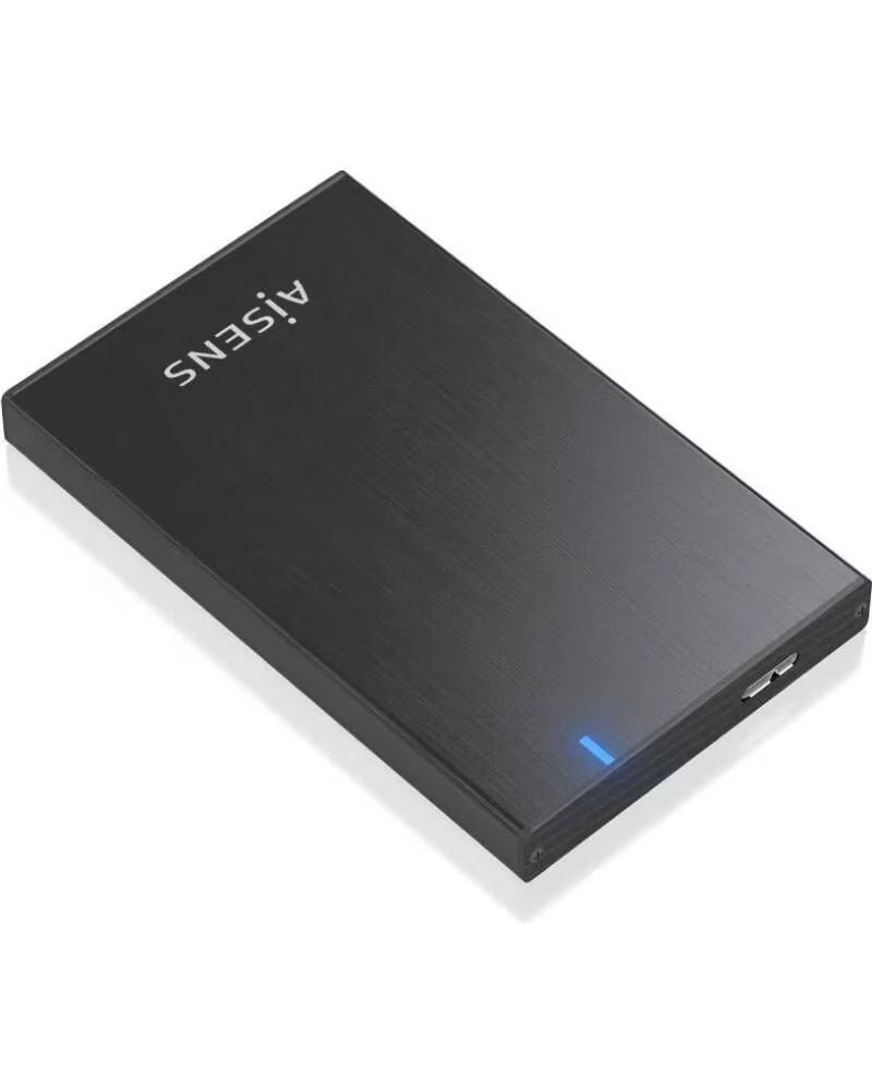AISENS Caja Externa para Disco Duro de 2 5 ASE-2527B- USB 3 1