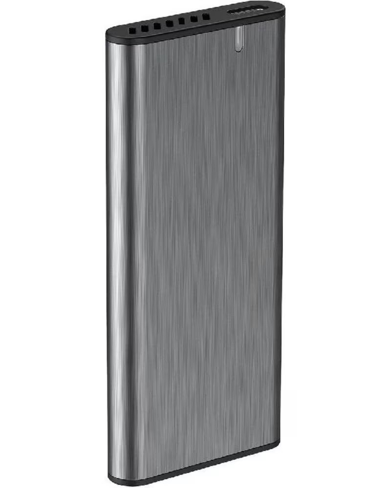 AISENS Caja Externa para Disco SSD M 2 SATA ASM2-007GRY- USB 3 1 Gen1- Sin Tornillos