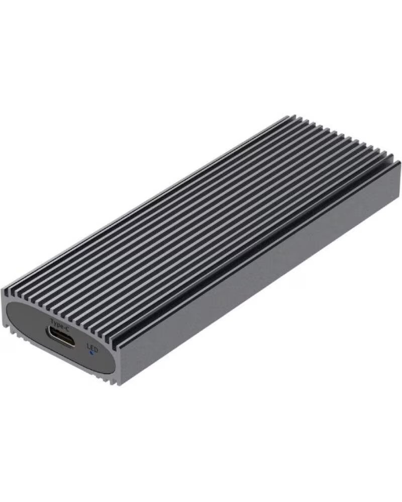 AISENS Caja Externa para Disco SSD M 2 NVMe ASM2-023GR- USB 3 2- Sin tornillos