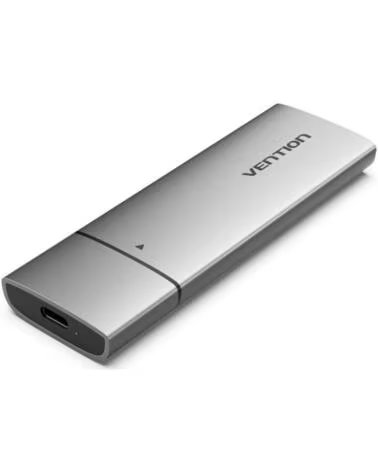 VENTION Caja Externa para Disco SSD M 2 NVMe USB Tipo-C KPGH0- USB 3 1- Sin tornillos
