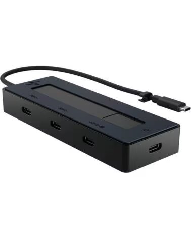 HP Hub USB Tipo-C 6G843AA- 3xUSB Tipo-C- 1xUSB Tipo-C PD