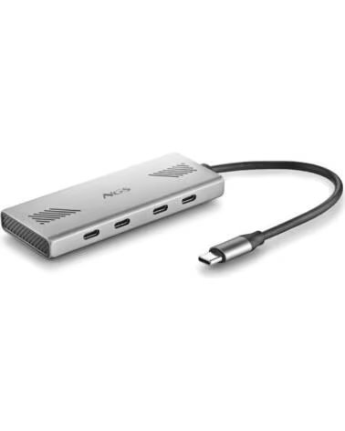 NGS Hub USB Tipo-C Wonder4-C- 4xUSB Tipo-C- Gris