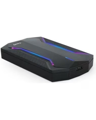 TOOQ Caja externa tqe - 2599rgb ssd 2 5 pulgadas usb 3 1 led colores