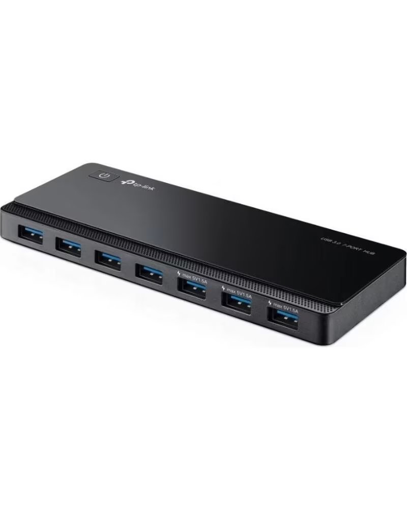 TP-LINK Hub USB 3 0 UH700- 7xUSB- 1xMicroUSB DC- Negro