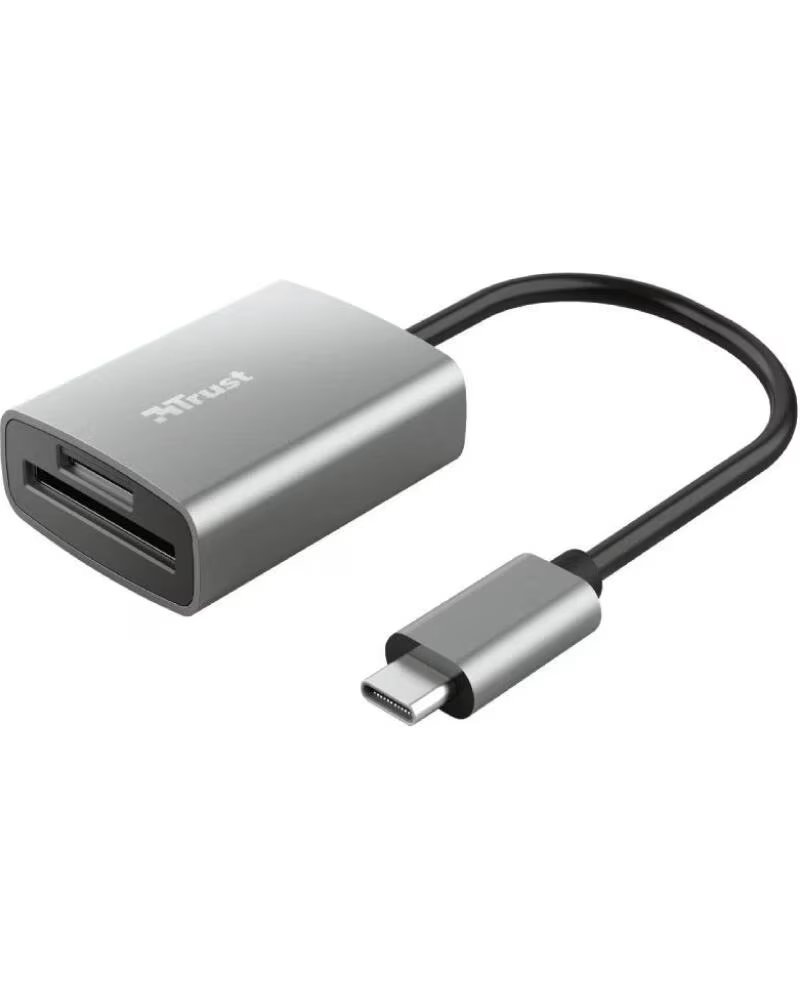 TRUST Lector de Tarjetas Externo Dalyx- USB Tipo-C