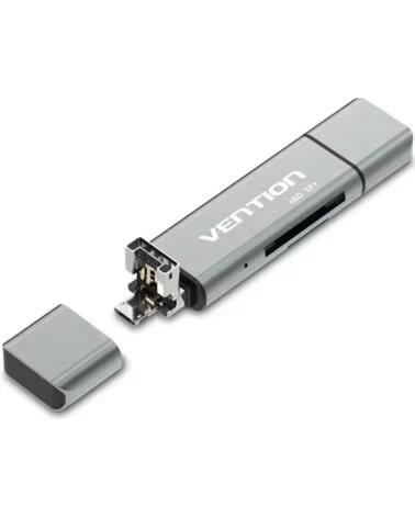 VENTION Lector de Tarjetas Externo CCJH0- USB 2 0