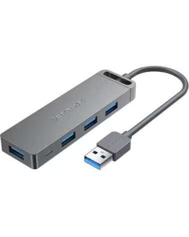 VENTION Hub USB 3 0 CHLHB- 4xUSB- 1xMicroUSB PD- Gris