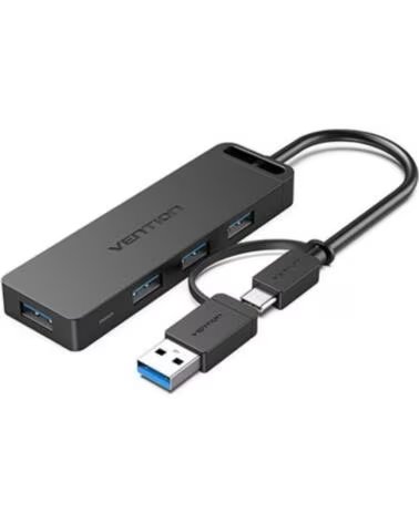 VENTION Hub USB 3 0 y Tipo-C CHTBB- 4xUSB- USB Tipo-C PD
