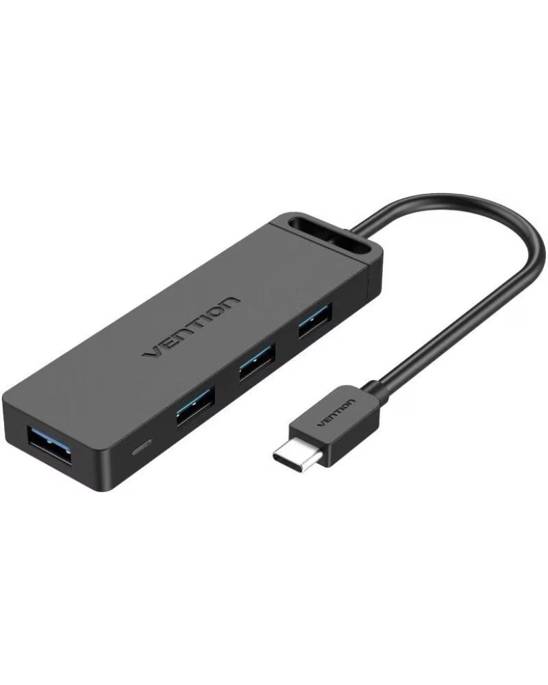 VENTION Hub USB Tipo-C TGKBB- 4xUSB- 1xMicroUSB PD