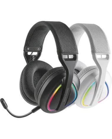 MARS GAMING Auriculares Gaming Inalambricos con Microfono MHW-QUASAR- Jack 3 5- Bluetooth- Negros