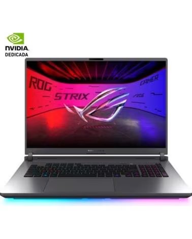 ASUS Portatil Gaming ROG Strix G18 2025 G815JMR-S8051 Intel Core i7-14650HX- 32GB- 1TB SSD- GeForce RTX 5060- 18- Sin Sistema Op