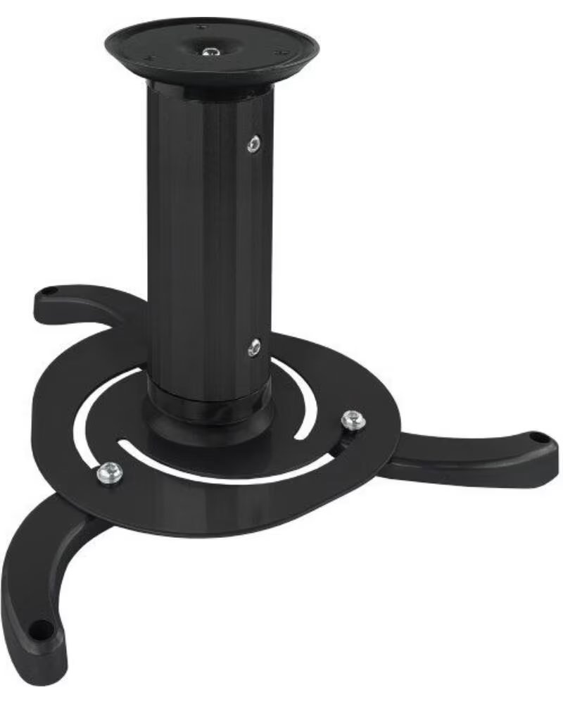 TOOQ Soporte de Techo para Proyector PJ1010TN-B- Inclinable- Giratorio- hasta 10kg