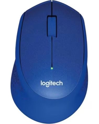 LOGITECH Mouse raton m330 optico wireless inalambrico silent plus azul